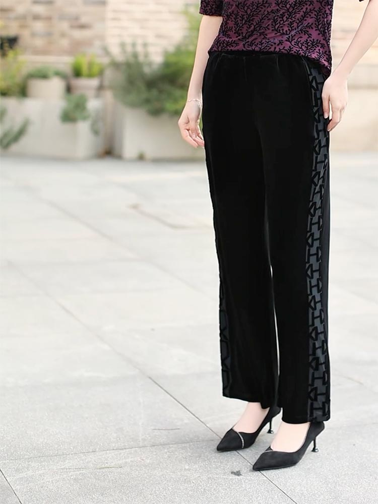 莱花秀丝绒裙裤60118-52711